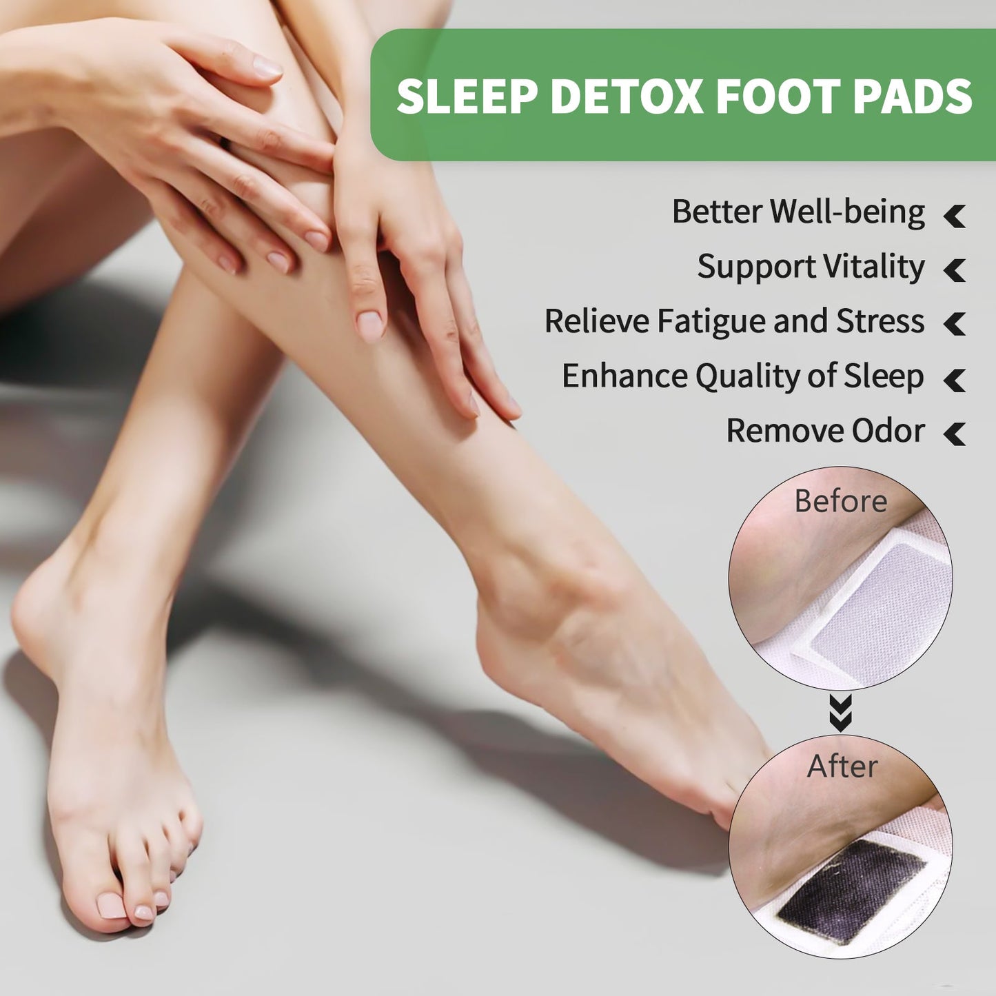 OrientLeaf Sleep Foot Patches – Relax & Unwind Naturally