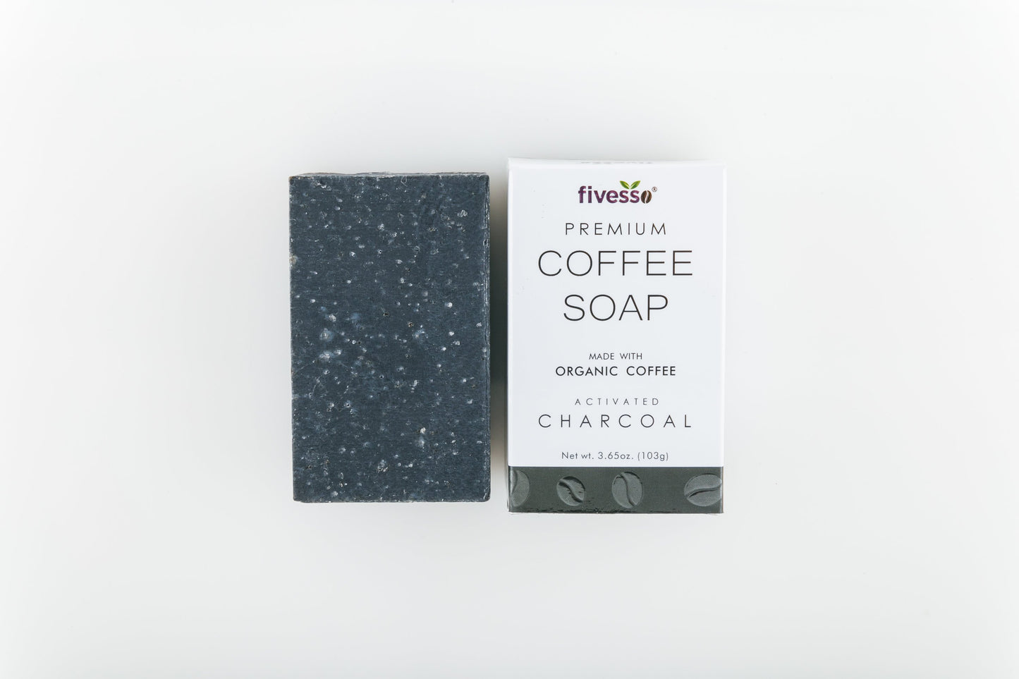 Activated Charcoal Coffee Soap Bar | Deep Cleansing & Exfoliation