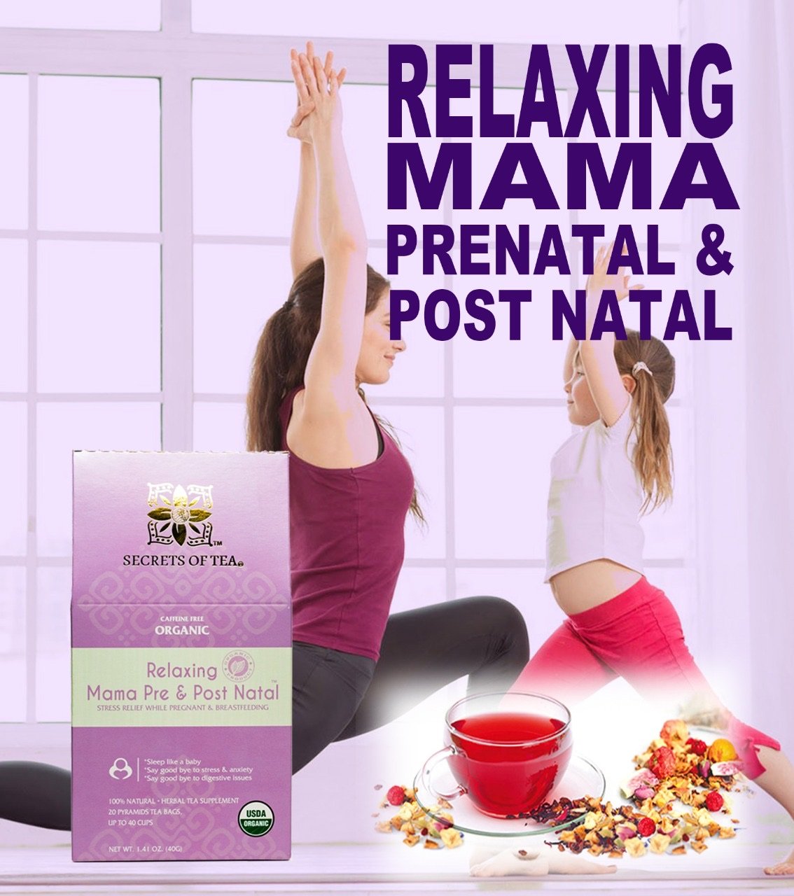 Relaxing Mama – A Gentle Herbal Blend for Comfort & Calm